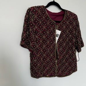 Vintage Beaded Top